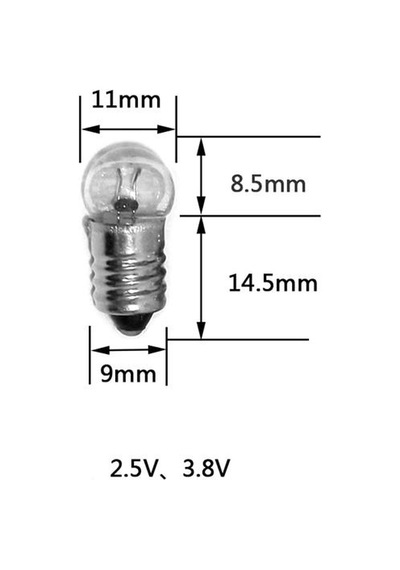 Pm-4818 Mini Fener Ampulü 1.5v Vidalı Duy E10 50 Li Paket Adaptor Sec-Kumanda-Metraj Seç Yok-Kumanda-Yok