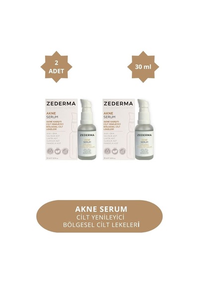 Zederma Akne Sivilce Karşıtı Serum 30 Ml 2 Adet