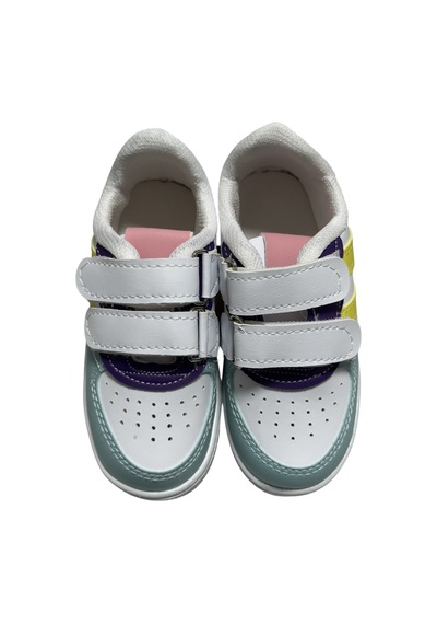 Papucumun Dünyası Günlük Bebek Çocuk Sneaker Cırt Cırt Bantlı Spor Ayakkabı Yürüyüş Ayakkabısı Beyaz - Pembe Papucumun Dünyası Günlük Bebek Çocuk Sneaker Cırt Cırt Bantlı Spor Ayakkabı Yürüyüş Ayakkabısı Beyaz - Pembe