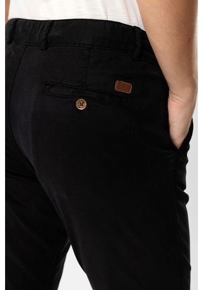 Back And Bond Siyah Slim Fit Pamuklu Beli Bağcıklı Yan Cep Chino Pantolon Çok Renkli
