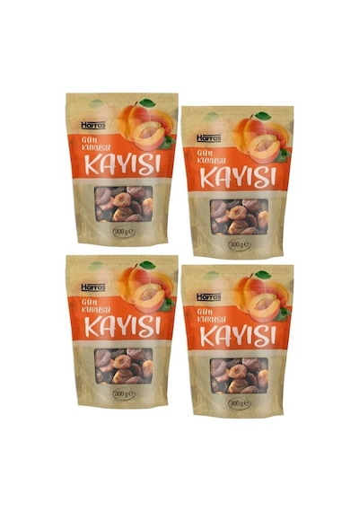 Yerli Doğal Gün Kurusu Kayısı Yumuşak Taze 4 Adet X 300 Gr 300 G
