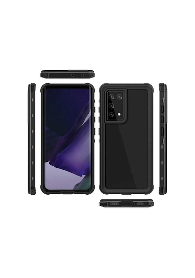 Samsung Galaxy Uyumlu S21 Ultra Kılıf 360 Koruma Su Geçirmez Toz Geçirmez Kapak Su