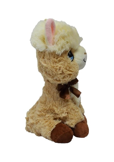 Oyuncak Peluş Lama 35 Cm Oyun Ve Uyku Arkadaşım - Kahve Çok Renkli