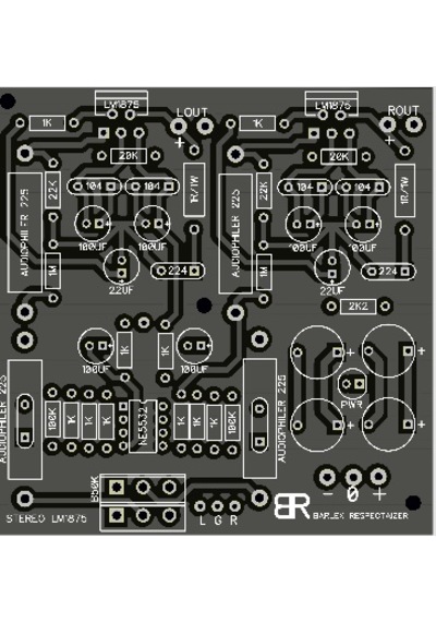 Çift Kanal Stereo Preamplifier Pre Amplifikatör Devresi