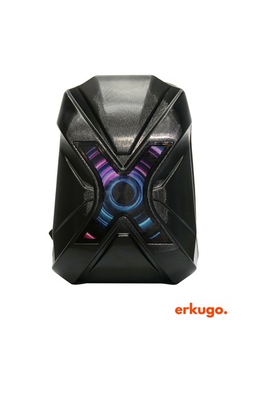 X Ekranlı Motor Sırt Çantası, Sırt Çantası, Telefon Kontrol Kask Taşıma Çantası, Led Çanta Siyah