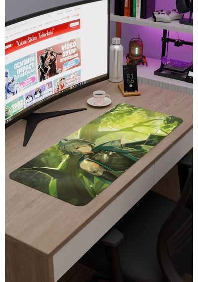 Alhaitham Genshin Impact Anime Gacha V3 - 70x30 Xl Gaming Mouse Pad Fare Altlığı