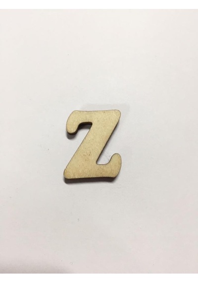 2.5 Cm Ahşap Harf ve Rakamlar - Z