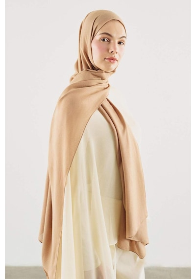 Defacto Fresh Scarfs X Defacto Premium Latte Keten Şal I1758ax26smbg123 Bej-bg123