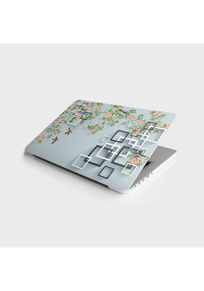 Laptop Sticker Bilgisayar Notebook Pc Kaplama Etiketi Kare Kuş