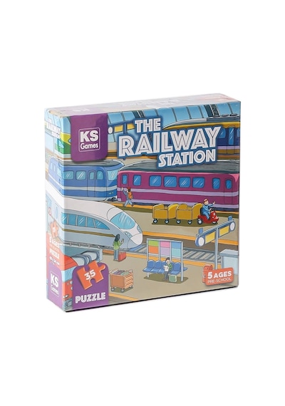 Prs 32712 The Railway Station Pre School Puzzle -Ks Puzzle