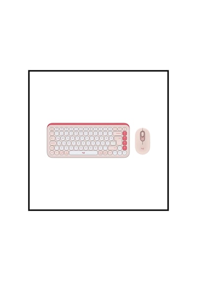 Logıtech Pop Icon Combo, Rose-beyaz, 920-013077, Kablosuz, Türkçe Q, Klavye Mouse Set Diğer