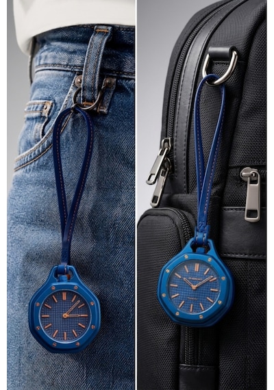 Boyol Pop Çanta Charm Unisex Aksesuar Saat D-sport Lacivert D-403
