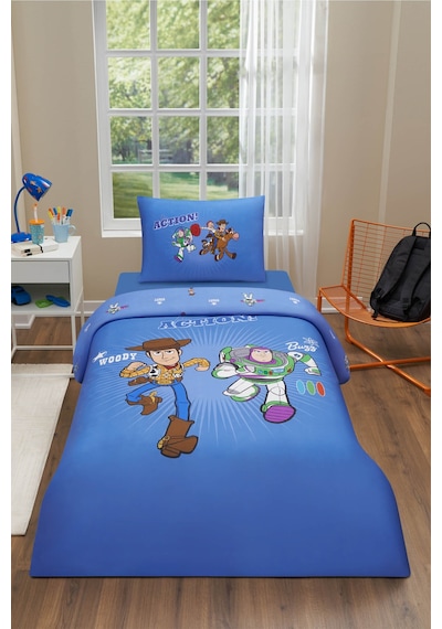 Özdilek Toy Story Action Tek Kişilik Disney Lisanslı Lastikli Çocuk Nevresim Takımı Çok Renkli