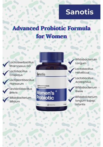 Probiotics For Women Kadınlar Için Probiyotik Mikroorganizma 30 Kapsül