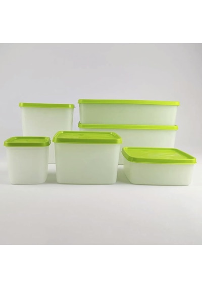 Hobby Life Alaska Derin Dondurucu Saklama Kabı 6'li Set 9.5 Litre - Bpa Yeşil Diğer