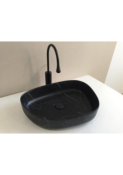 Eva Banyo Lena E-2107Sm Tezgah Üstü Porselen Lavabo