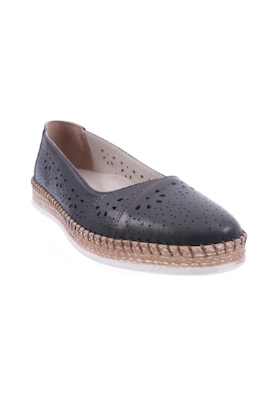 Dgn P24-22y Kadın Soft Anatomıc Footwear Deri Babet P24-1512-R1534 Siyah