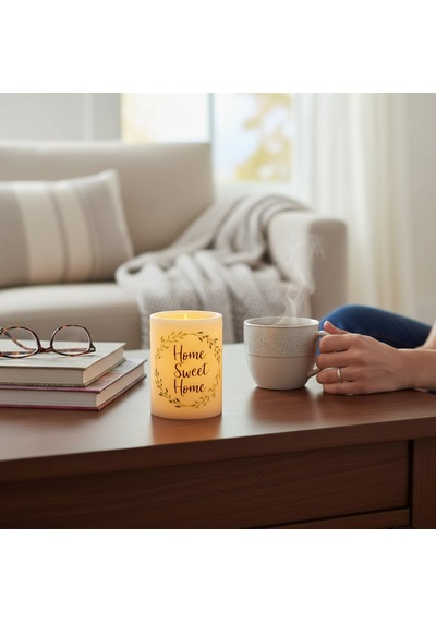 Home Sweet Home Led Işıklı Mum Pilli Led Işık