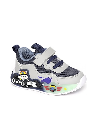 Pepino 2185 Erkek Bebe Lacivert-gri- İndigo Işıklı Spor Ayakkabı