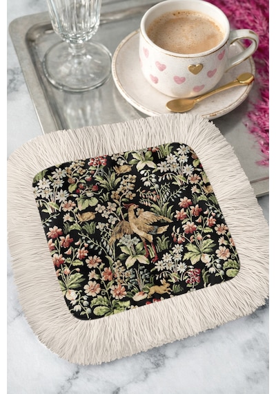 Vintage Kuşlu Bahar Saçaklı Sunum Peçetesi - Doğal Çiçekli Retro Siyah Krem Bardak Altlığı Mendil Okyanus Yanık Turuncu Vintage Kuşlu Bahar Saçaklı Sunum Peçetesi - Doğal Çiçekli Retro Siyah Krem Bardak Altlığı Mendil Okyanus Yanık Turuncu