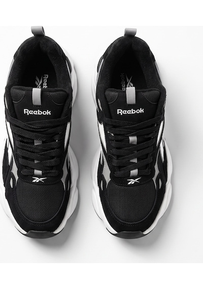 Reebok Charge Run Kalın Taban Fileli Sneaker Erkek Spor Günlük Ayakkabı Siyah-gri