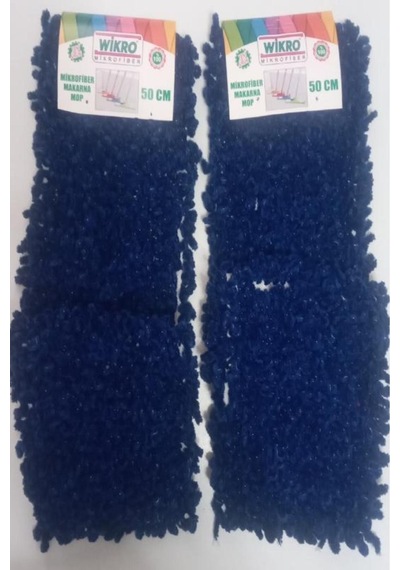 Wikro 3 Adet Mikrofiber Makarna Mop 50 Cm