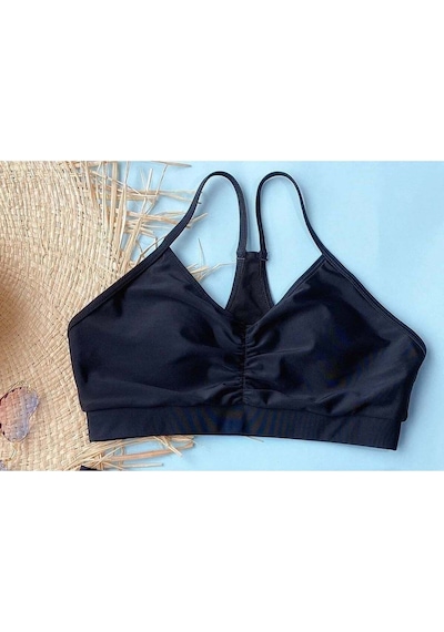 Angelsin Önden Büzgülü Bikini Üstü 001