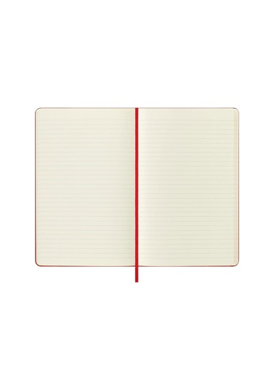 Moleskine Çizgili Kırmızı Defter Sert Kapak