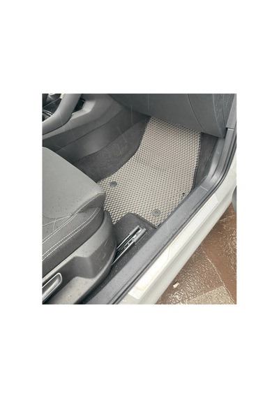 Skoda Karoq 2018-2024 Premium Eva Akıllı Oto Paspas & Metal Topukluk Siyah