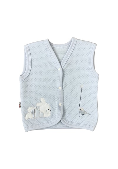 Gaye Bebe Bebek Yelek 4488 Mavi