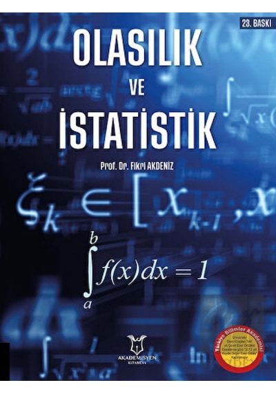 Olasılık ve İstatistik  - Fikri Akdeniz  - Akademisyen Kitabevi