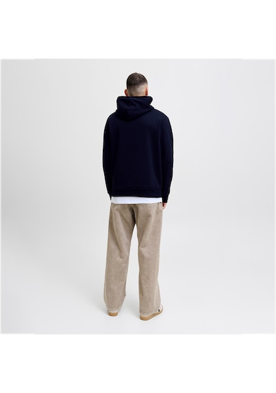Jack & Jones Jack&jones Makoto Erkek Lacivert Kapüşonlu Sweatshirt Lacivert