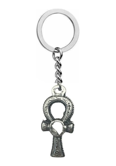 Ankh Yaşam Figürlü Metal Anahtarlık Unisex Mısır Temalı & Antik Aksesuar