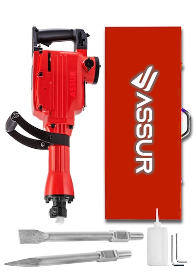 Assur ASR515 1800W 16 KG Darbeli Kırıcı Delici Hilti Kırmızı