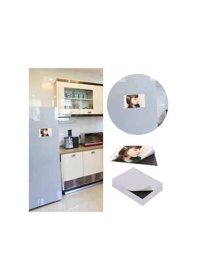 Dünya Magnet Yapışkanlı Fotoğraf Magneti, A4 Boyutunda Tabaka Plaka Magnet Mıknatıs Diğer