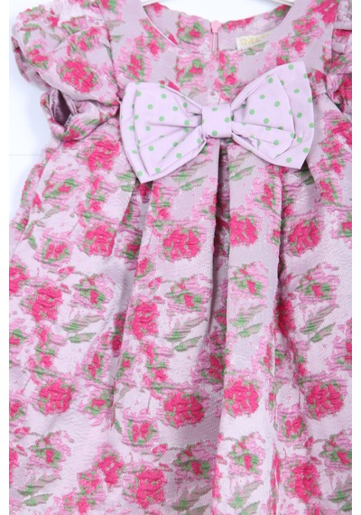 Xo Kids Kız Çocuk Elbise 3-12 Ay 9051 Pembe