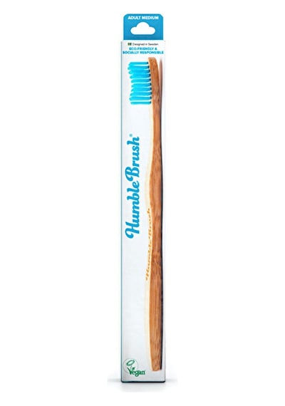 2 Adet Humble Brush Yetişkin Diş Fırçası Medium Mavi