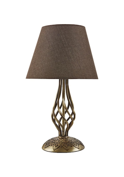 Mylights Bronz Eskitme Abajur Kahve Başlık Diğer