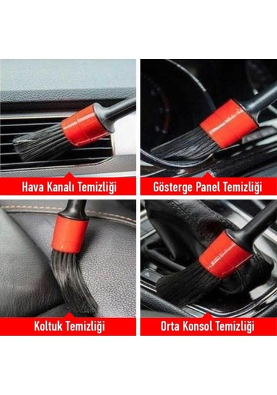 Tr Araç Detay Temizlik Fırçası Seti