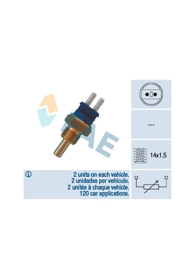 Fae Klıma Musuru Mavı Cıftlı Mercedes W124 W202 W126 W210 W463 W220 R129 32580 A0085424517
