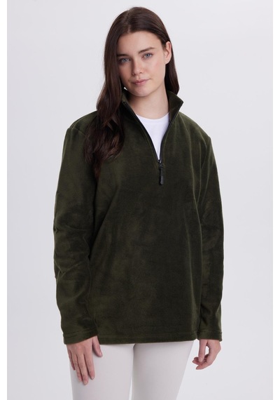 Tudors Kadın Standart Fit Anti-pilling Tüylenme Yapmayan Soğuk Geçirmez Koyu Haki Bato Yaka Polar Sweatshirt-41782 Koyu Haki Tudors Kadın Standart Fit Anti-pilling Tüylenme Yapmayan Soğuk Geçirmez Koyu Haki Bato Yaka Polar Sweatshirt-41782 Koyu Haki