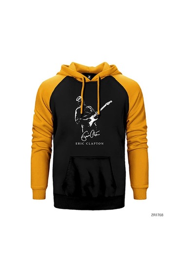 Eric Clapton Solo Kırmızı Renk Reglan Kol Sweatshirt / Hoodie