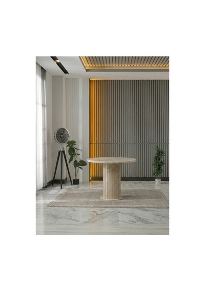 Aura Yuvarlak Bohem 90x90 Mebran Mdf Masa Masa Fiyatıdır Bej Bej Aura Yuvarlak Bohem 90x90 Mebran Mdf Masa Masa Fiyatıdır Bej Bej