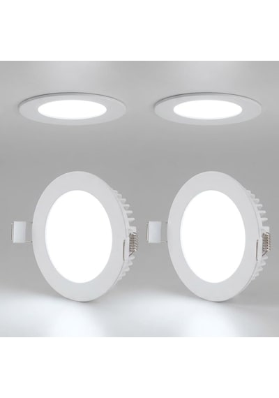 Cata Ct-5145g 6 Watt 3200k Günışığı - Slim Sıva Altı Led Panel Armatür - İnce Kasa Yuvarlak Tavan Spot Lambası, Trafolu - 2 Adet Diğer