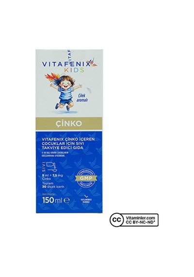 Vitafenix Kids Çinko Şurup 150 Ml