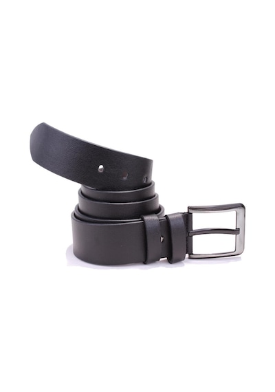 Dagoster DMK26-456 Siyah 4.5 CM Suni Deri Erkek Kemer Siyah