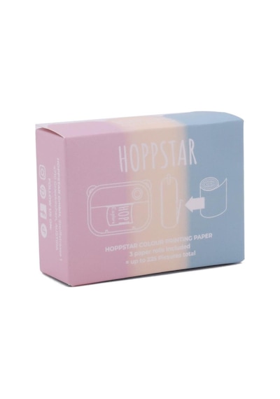 Hoppstar Renkli Kağıt Rulo 3'lü Paket 12426