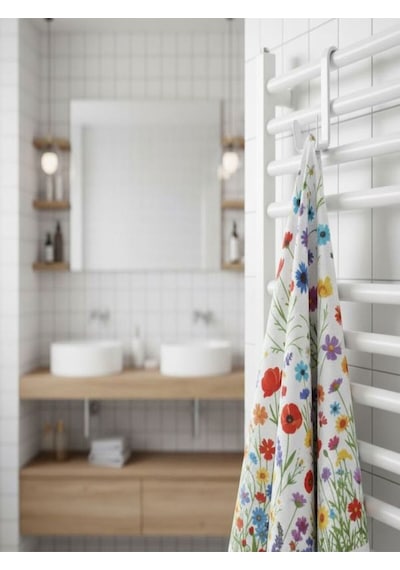 4 Adet Havlupan Askısı, Kıyafet Askısı, Kapı Arkası Askısı Radyatör Askısı Banyo Askısı Beyaz Beyaz