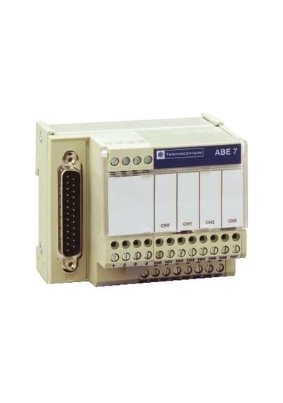 Abe7cpa410 - Bağlantı Alt Tabanı Abe7 - Korumalı 4 Analog Kanalın Dağıtımı İçin
