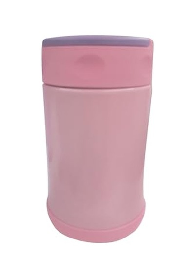 Çelik İçli Termos 500 Ml Çelik Kaşık İle Pembe-mor 01